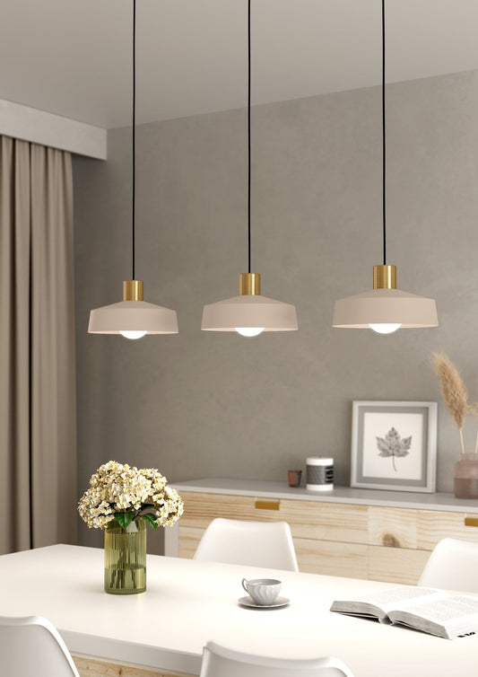Hanglamp Valdiola - 93 cm - Zandbruin