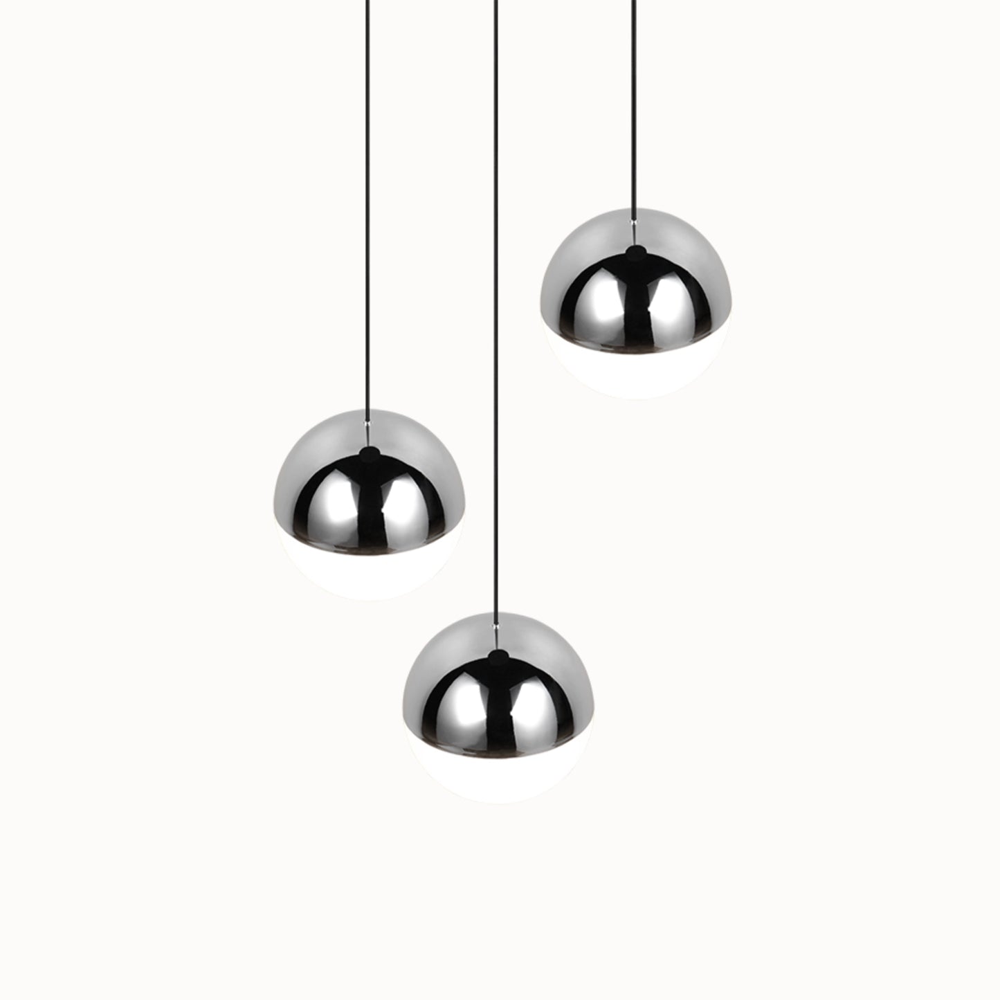 Senta hanglamp - Trio Orbit Chroom
