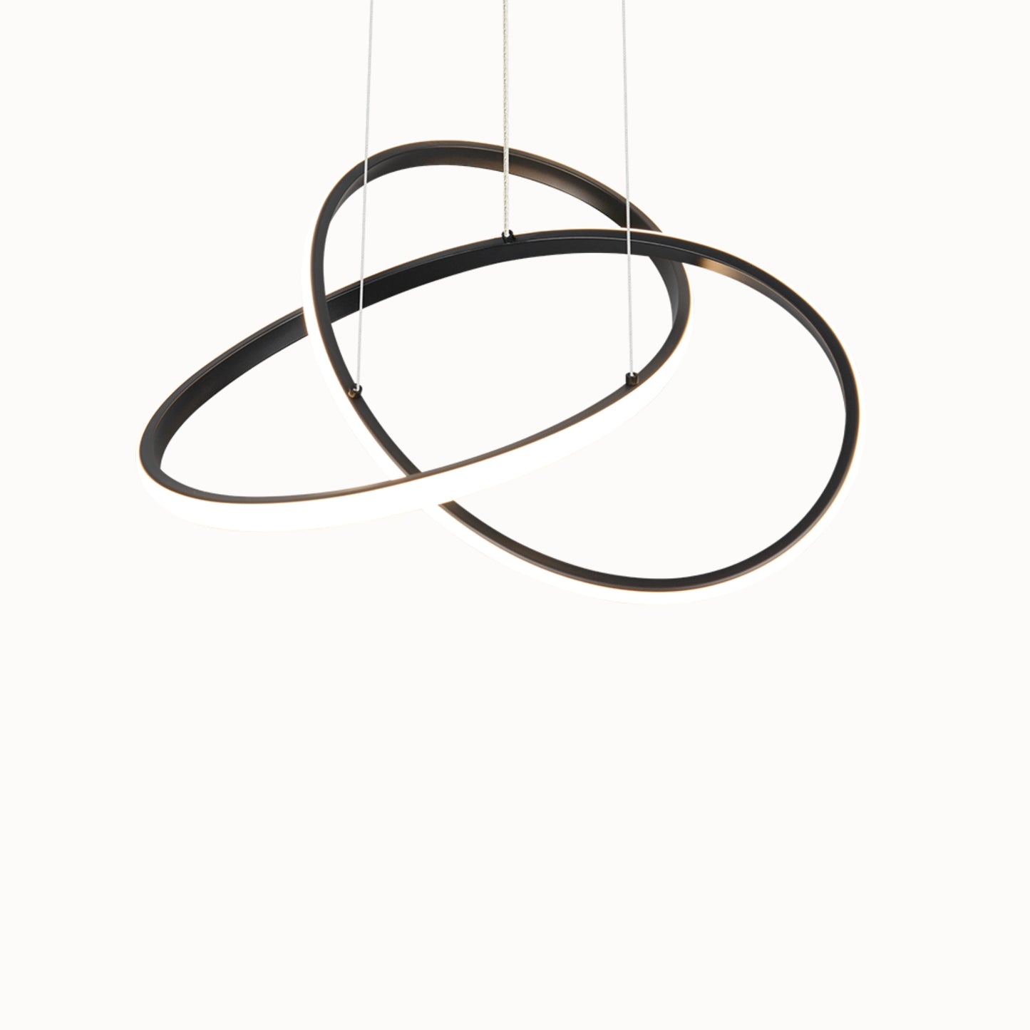 Mansa hanglamp - Zwart Infinity Halo
