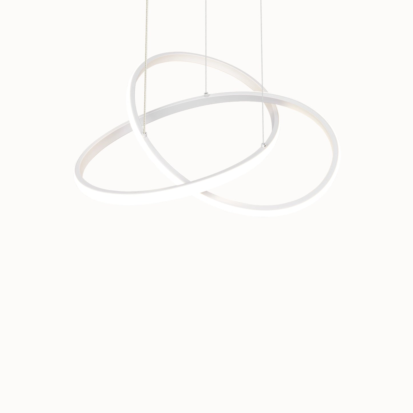 Mansa hanglamp - Wit Infinity Halo