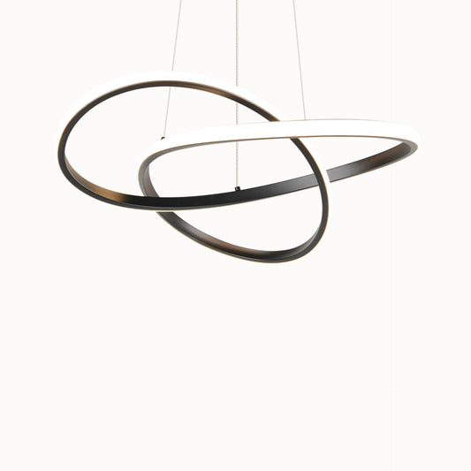 Mansa hanglamp - Zwart Infinity Halo