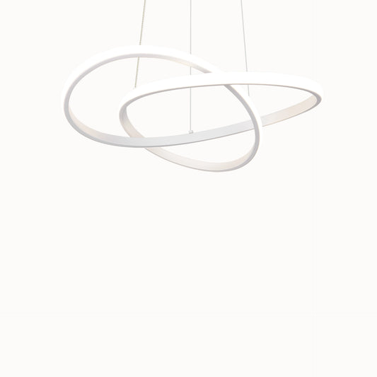 Mansa hanglamp - Wit Infinity Halo