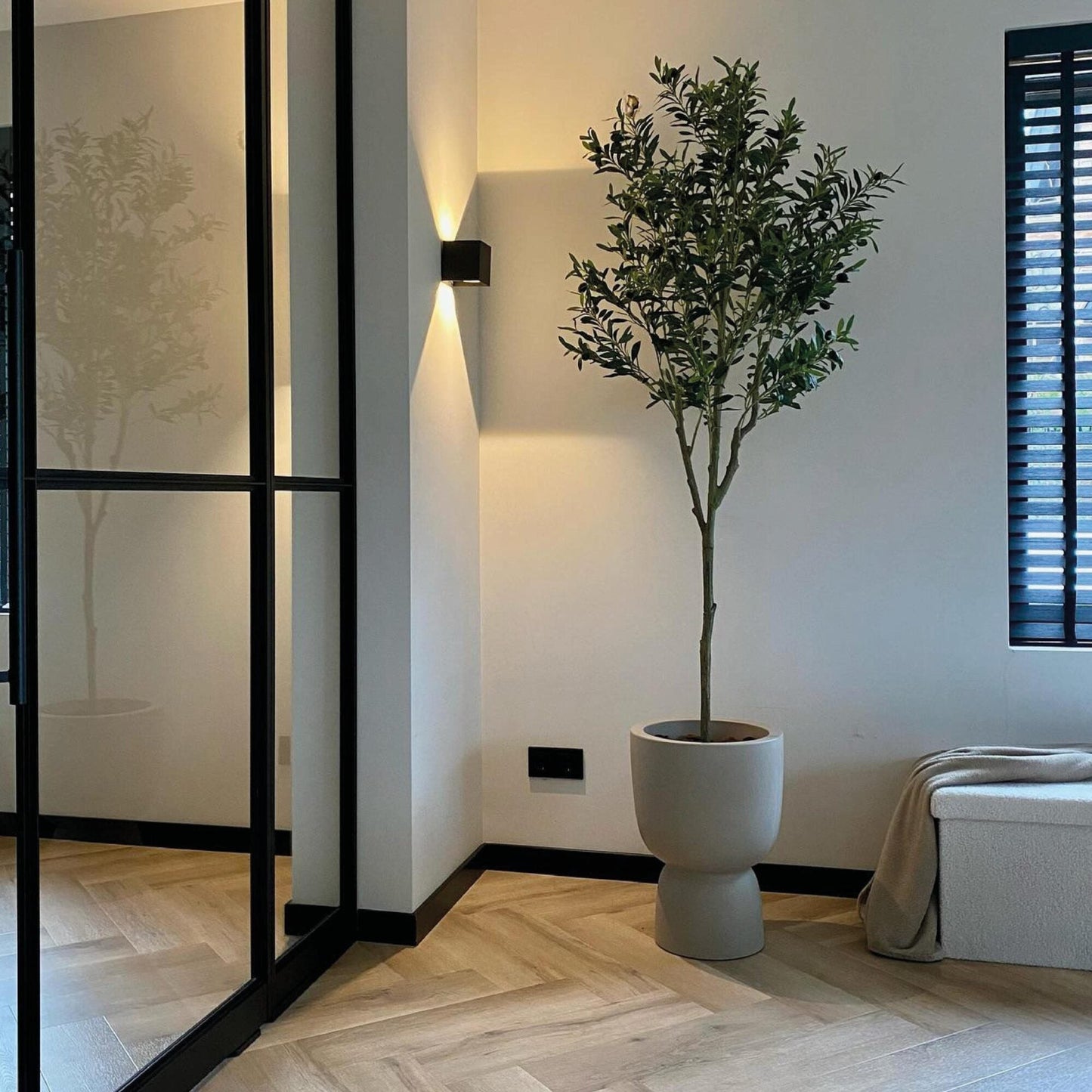 Sample Vivafloors Visgraat Plak - Naturel Vergrijsd Eiken