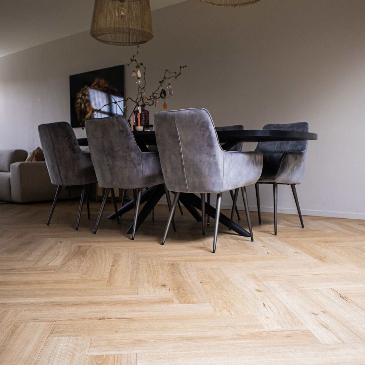 Vivafloors Visgraat Plak XL – Warm Naturel Eiken