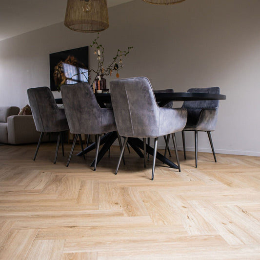 Sample Vivafloors Visgraat Plak XL – Warm Naturel Eiken