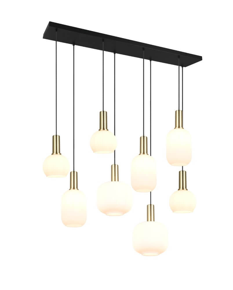 Hanglamp Diva - 120 cm - Wit Glas 2