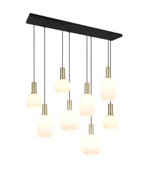 Hanglamp Diva - 120 cm - Wit Glas 2
