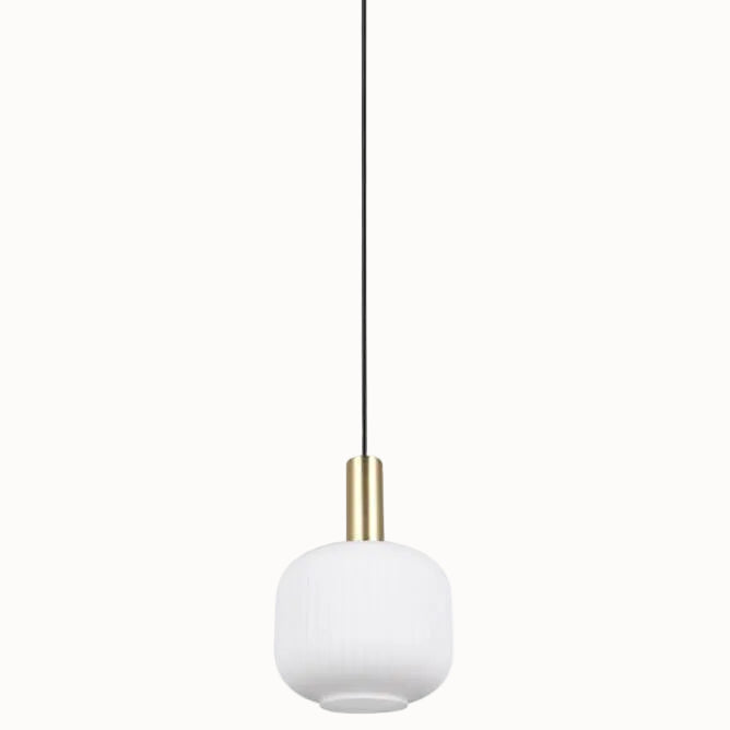 Hanglamp Diva - Ø 20cm - Wit Glas