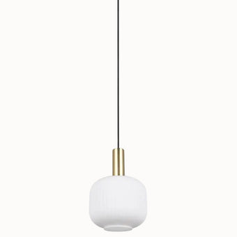 compare product Hanglamp Diva - Ø 20 cm - Wit Glas
