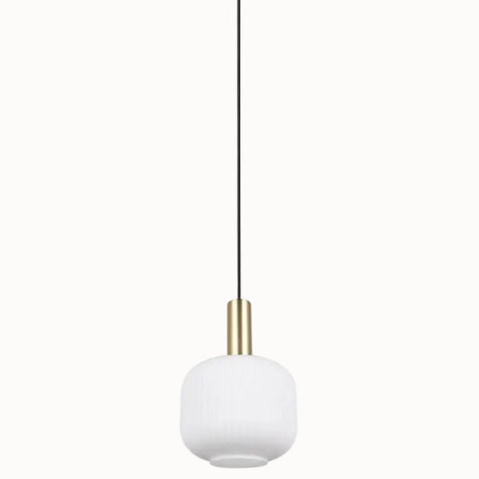 Hanglamp Diva - Ø 20cm - Wit Glas