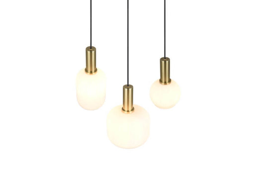 Hanglamp Diva - Ø 30 cm - Wit Glas