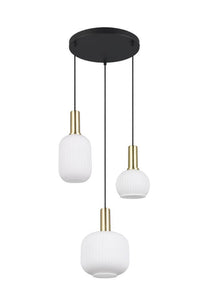Hanglamp Diva - Ø 30 cm - Wit Glas 3