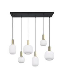 Hanglamp Diva - 92 cm - Wit Glas 2