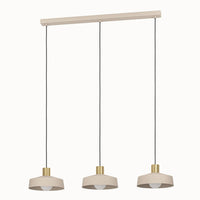 Hanglamp Valdiola - 93 cm - Zandbruin