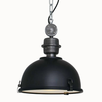 compare product Industriële Hanglamp Bikkel - Ø 32 cm - Zwart