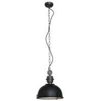 Industriële Hanglamp Bikkel - Ø 32 cm - Zwart 2 