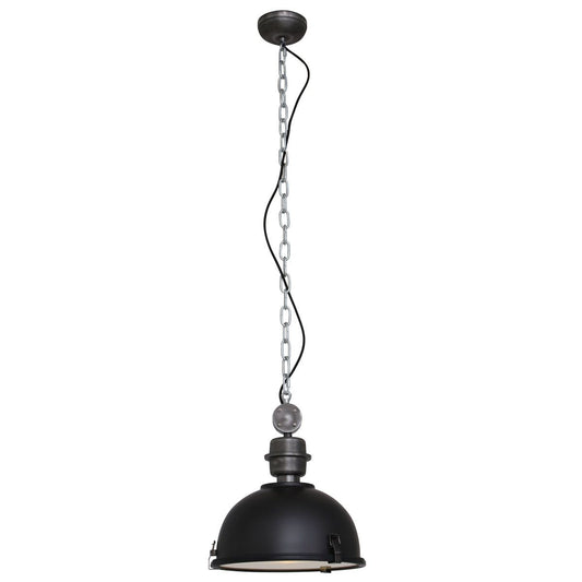 Industriële Hanglamp Bikkel - Ø 32 cm - Zwart