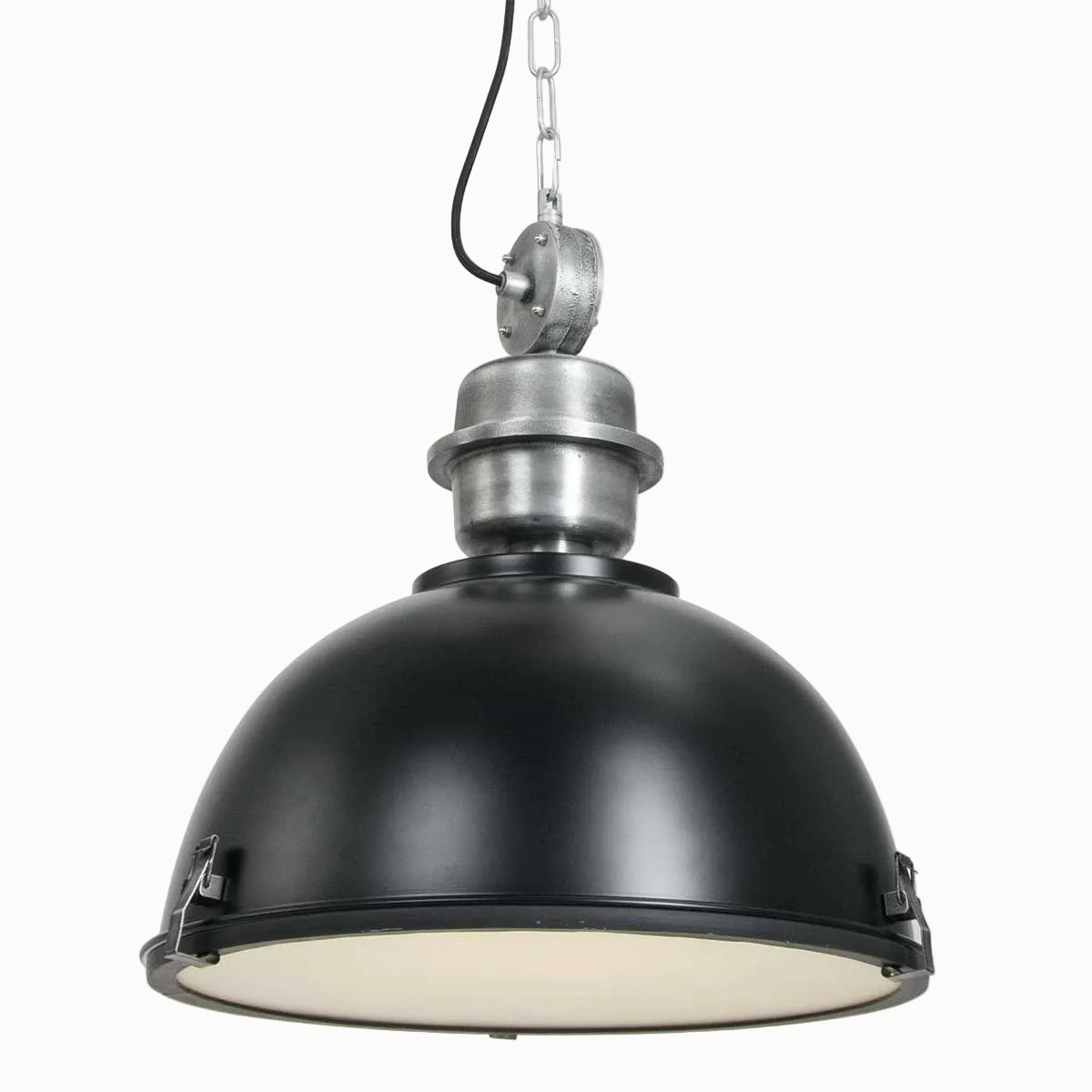 Industriële Hanglamp Bikkel - Ø 42 cm - Zwart