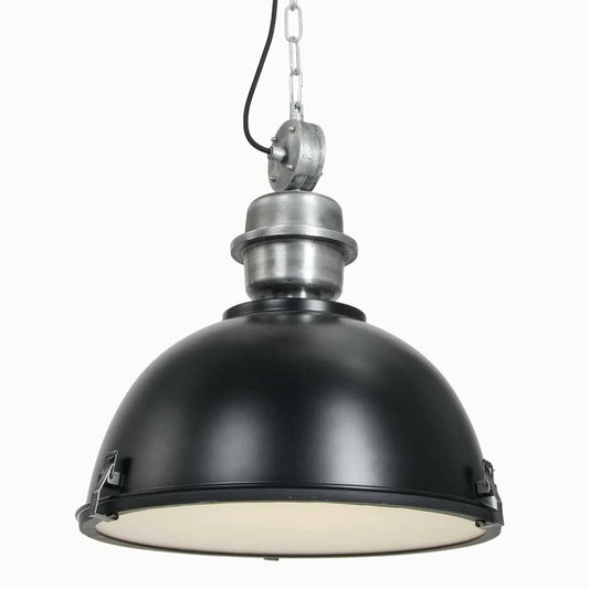 Industriële Hanglamp Bikkel - Ø 42 cm - Zwart