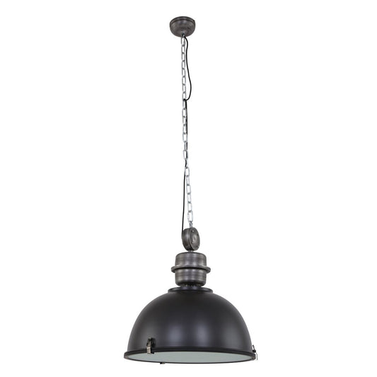 Industriële Hanglamp Bikkel - Ø 52 cm - Zwart