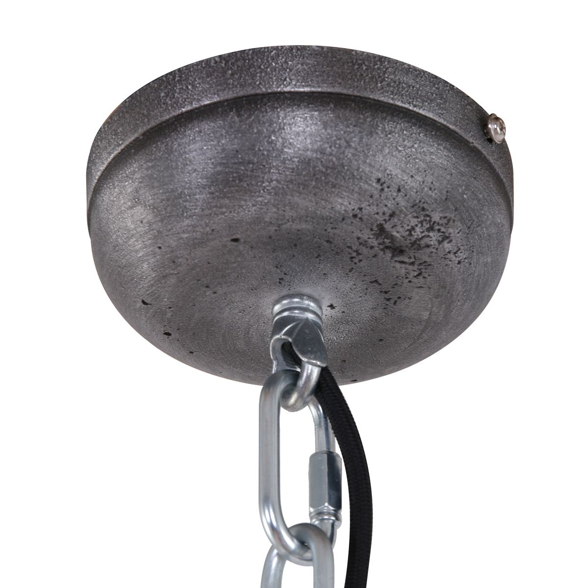 Industriële Hanglamp Bikkel - Ø 52 cm - Zwart 3