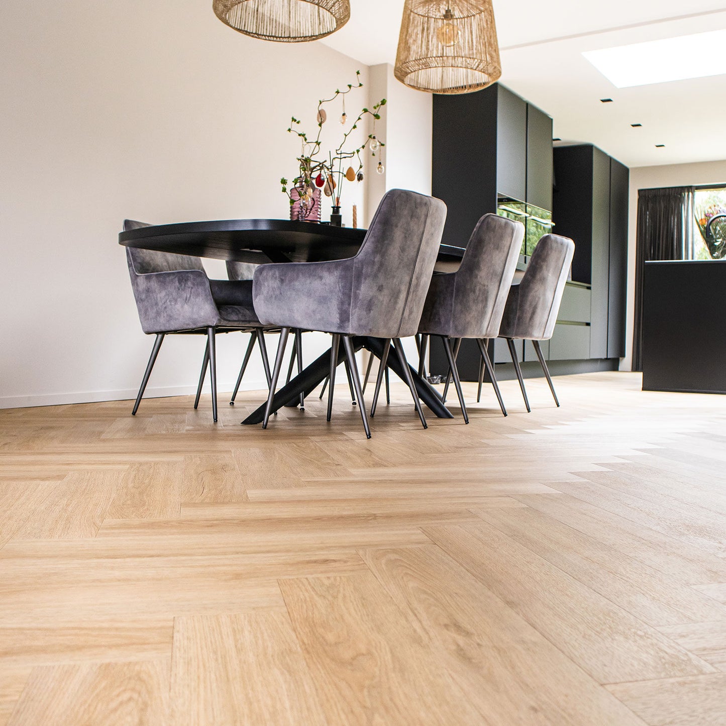 Vivafloors Visgraat Plak XL – Warm Naturel Eiken