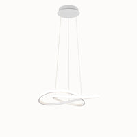 Mansa hanglamp - Wit Infinity Halo