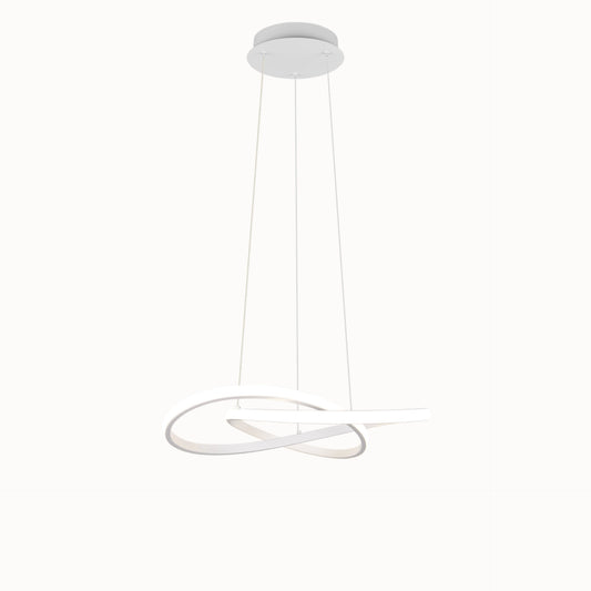 Mansa hanglamp - Wit Infinity Halo
