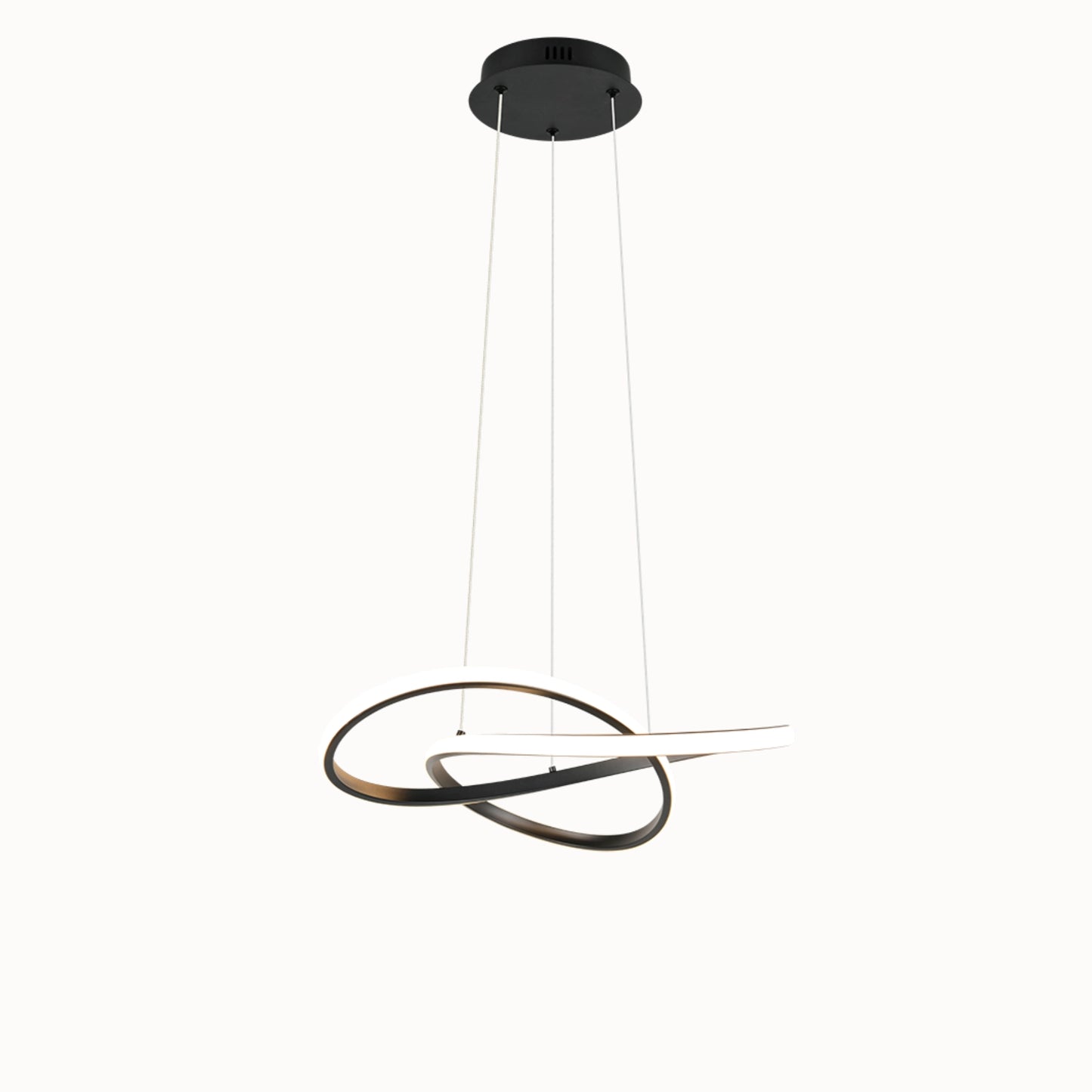 Mansa hanglamp - Zwart Infinity Halo