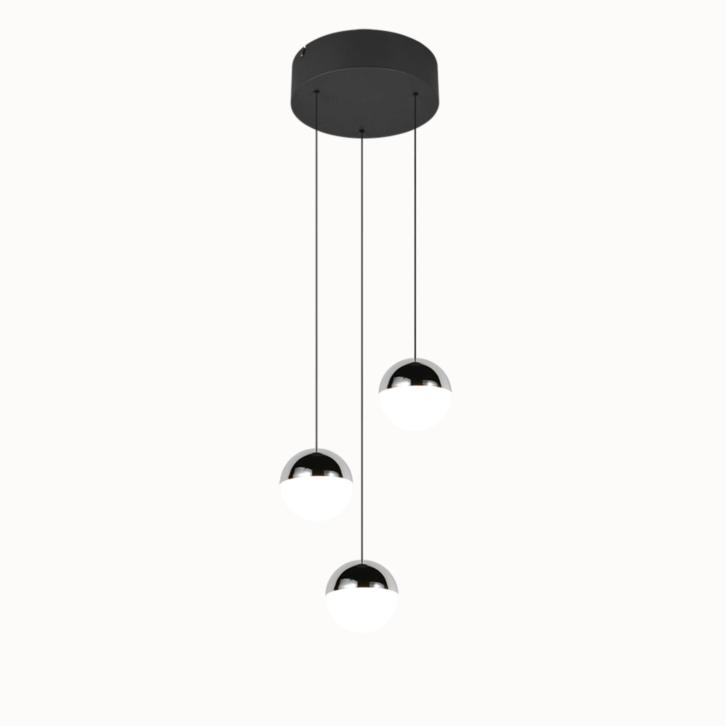 Senta hanglamp - Trio Orbit Chroom