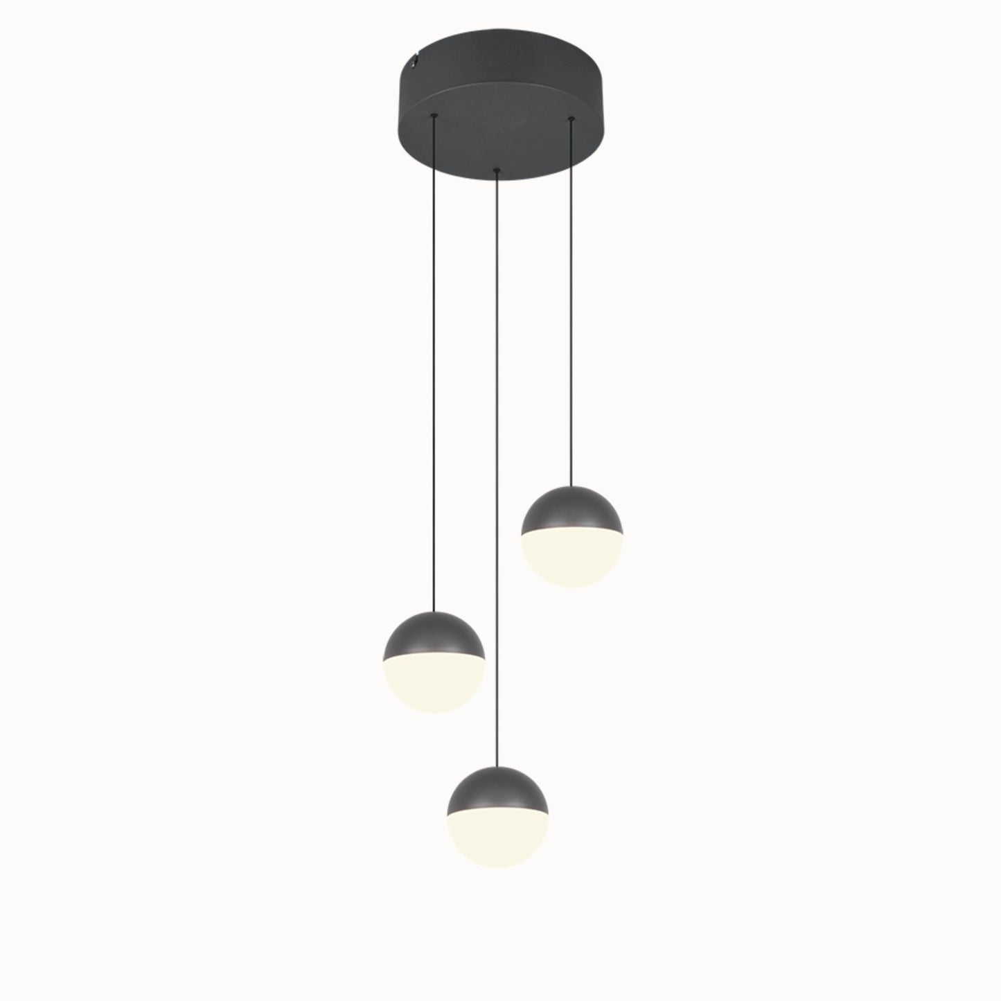 Senta hanglamp - Trio Orbit Antraciet