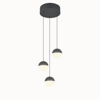 compare product Senta hanglamp - Trio Orbit Antraciet