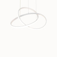 Mansa hanglamp - Wit Infinity Halo