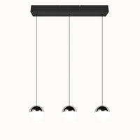 Senta hanglamp - 3 Lampen Orbit Chroom