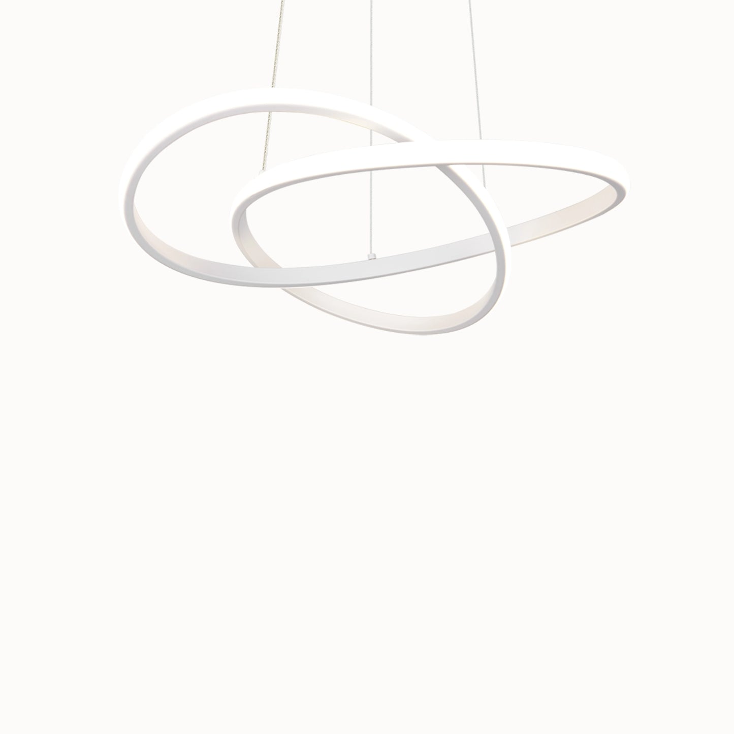 Mansa hanglamp - Wit Infinity Halo