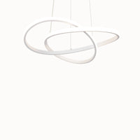 Mansa hanglamp - Wit Infinity Halo