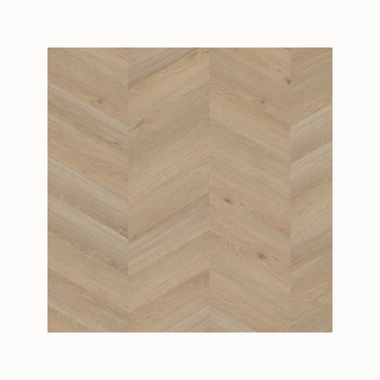 Sample  Vivafloors Hongaarse Punt Plak – Licht Zand Eiken