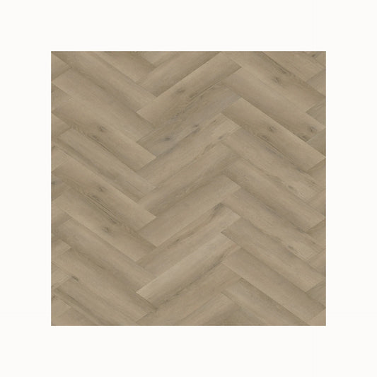 Sample Vivafloors Visgraat Plak – Licht Vergrijsd Eiken