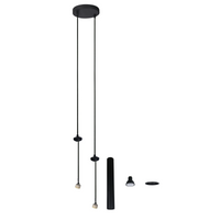Hanglamp Arlo - 2-Lichts - GU10 - Zwart