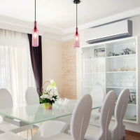 Hanglamp Azura - E14 - Roze Glas