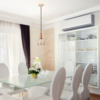 Hanglamp Nola - E27 - Transparant Glas & Hout