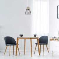 Hanglamp Soren - E27 - Beton & Zwart Mesh