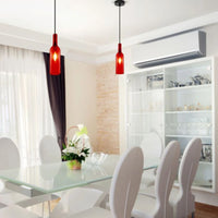 Hanglamp Azura - E14 - Rood Glas