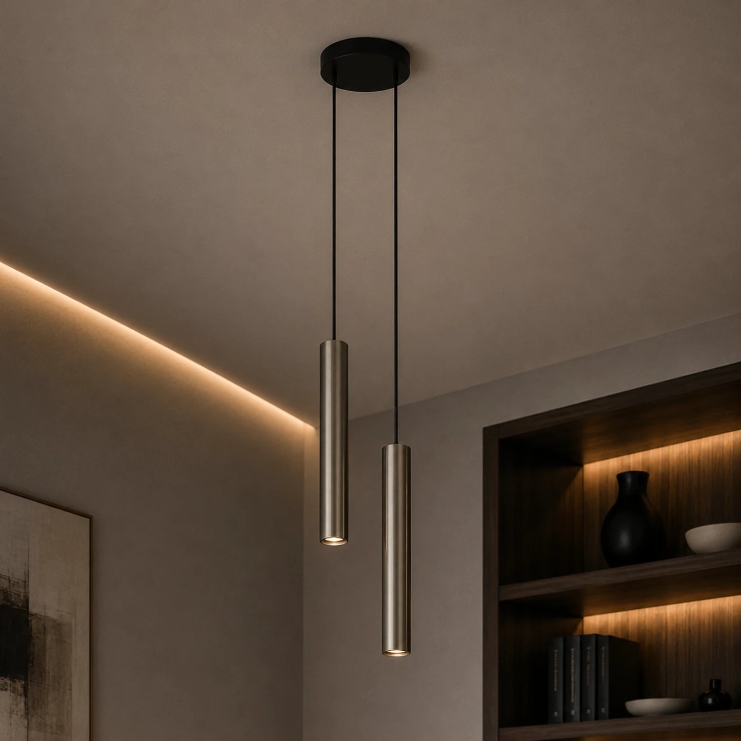 Hanglamp Riva - GU10 - Antiek Brons
