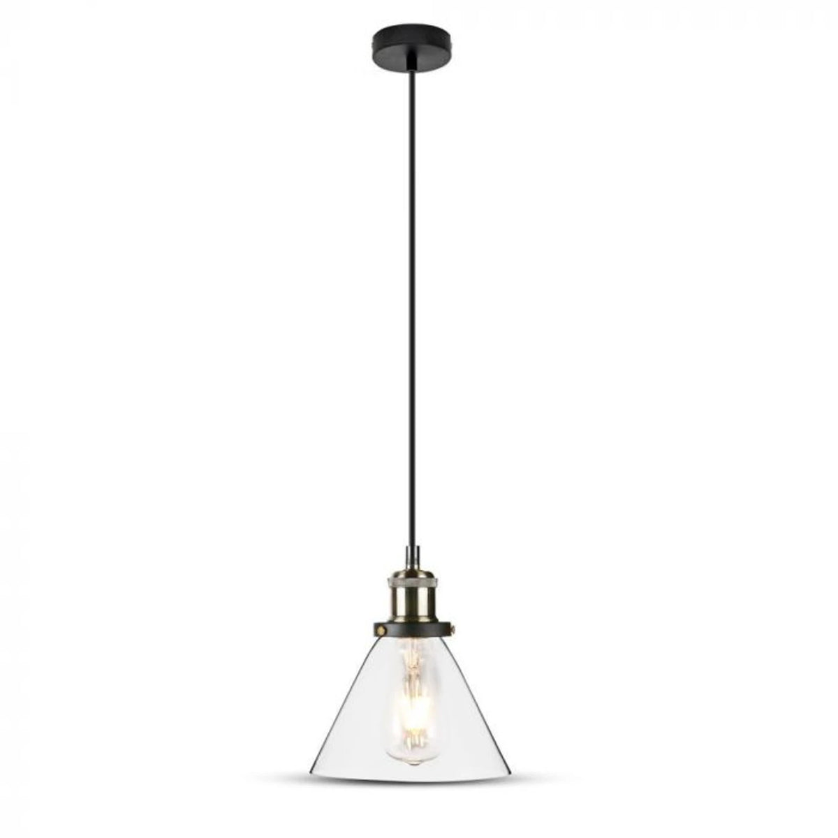 Hanglamp Livia - E27 - Transparant Glas