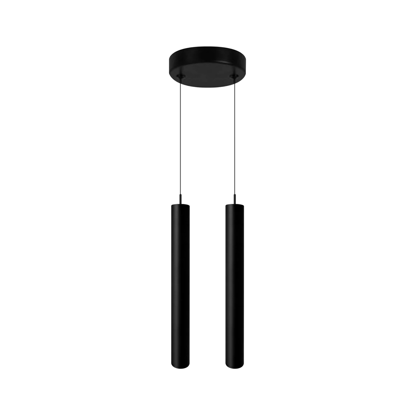 Hanglamp Nova Duo - LED 2×5W - 3CCT - Zwart