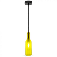 Hanglamp Azura - E14 - Geel Glas