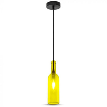 compare product Hanglamp Azura - E14 - Geel Glas