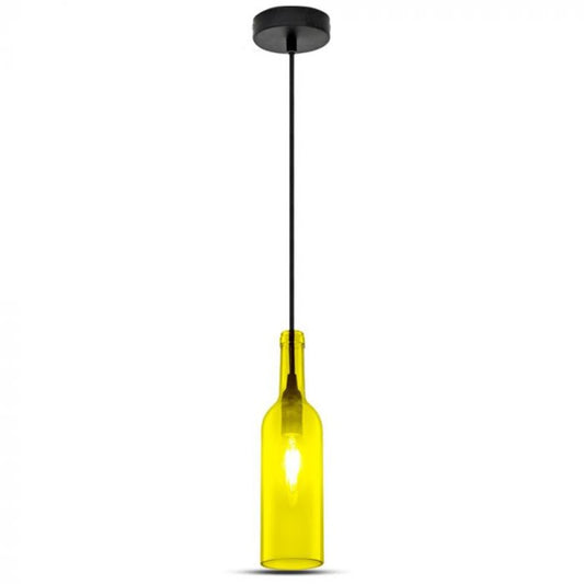 Hanglamp Azura - E14 - Geel Glas
