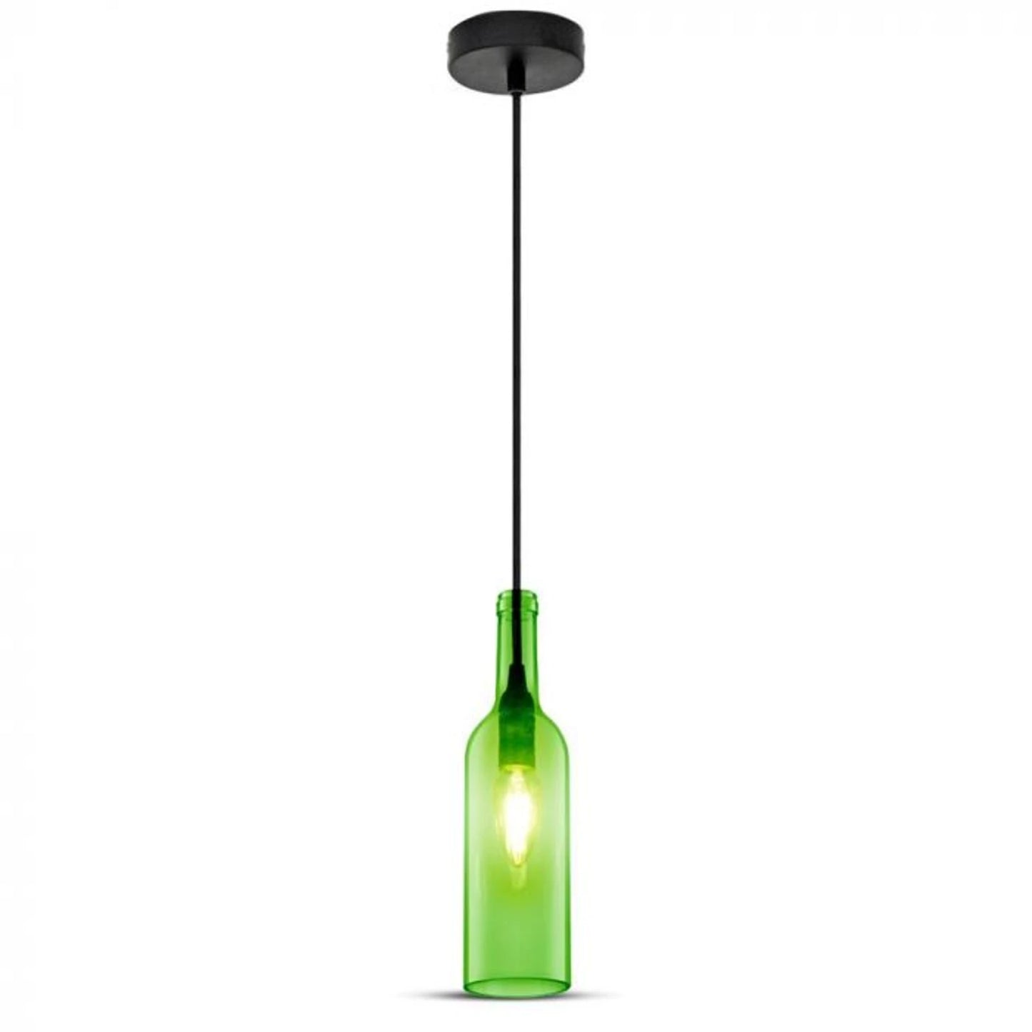 Hanglamp Azura - E14 - Groen Glas